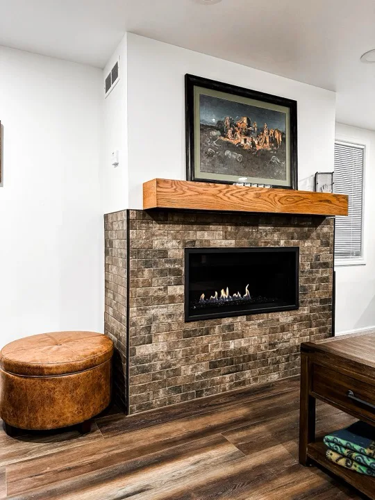 Fireplace renovation in Great Falls
